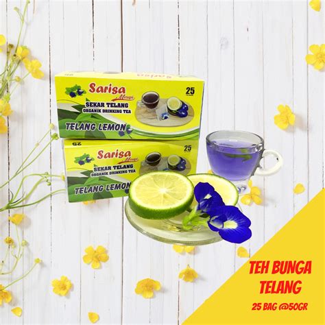 Jual Teh Bunga Telang Sekar Telang Butterfly Pea Flower Tea Blue Pea