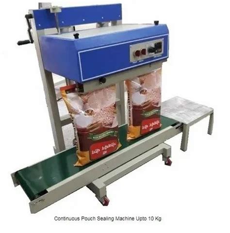 Mahalaxmi Machines Semi Automatic Continuous Pouch Sealing Machine Upto