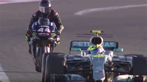 Watch Legendary Champions Lewis Hamilton And Valentino Rossi Swap Rides