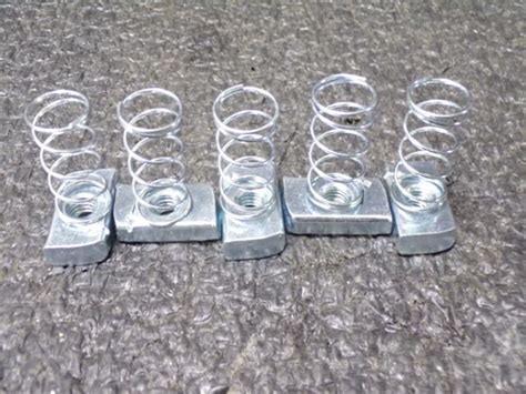 5pk Nvent Caddy Channel Nut With Spring 38 16 Steel Spra0037eg Ebay