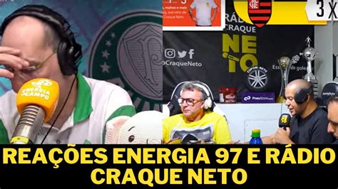 REAÇÕES DA RÁDIO ENERGIA 97 E RÁDIO CRAQUE NETO NA VITÓRIA DO FLAMENGO