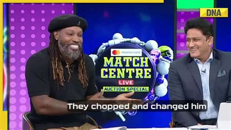 Anil Chopped And Changed Me Chris Gayle Trolls Kumble Ex PBKS Coach