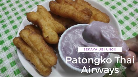 Cakoi Sekaya Ubi Ungu Viral Thailand Patongko Thai Airways Fried