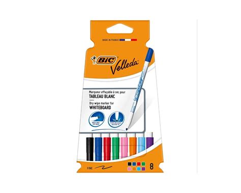 Bic Velleda Dry Wipe Fine Ass Pack Findel Ss Cost Cutters Uk