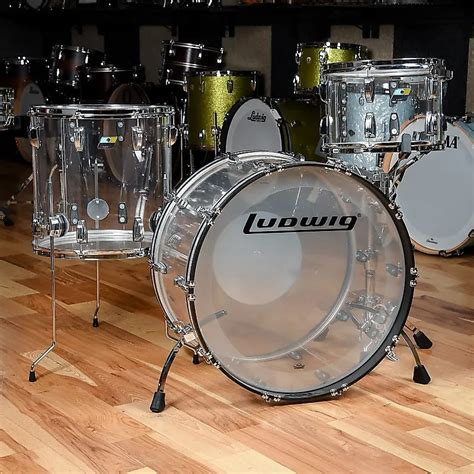 Ludwig Vistalite Reissue Pro Beat Outfit 9x13 16x16 Reverb España