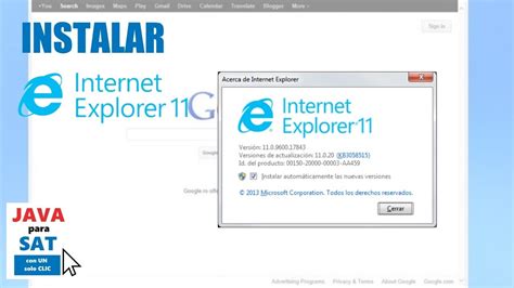 Instalar Internet Explorer 11 Youtube