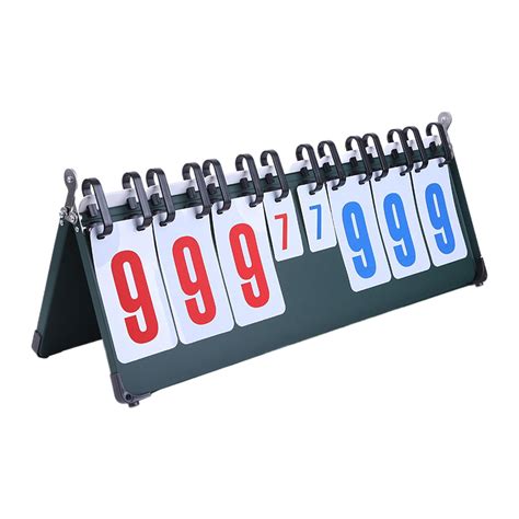 Funtasica Flip Scoreboard Flip Score Keeper Digits Tabletop Score