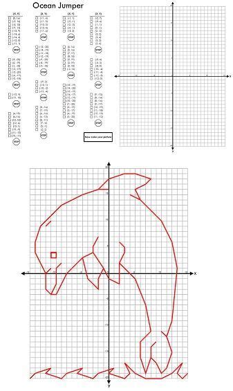 Mystery Picture Count Using Graph Paper