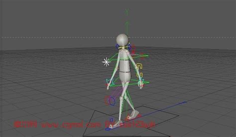 C4d路人模型 已绑定骨骼 有行走动画卡通角色动画角色3d模型免费下载摩尔网