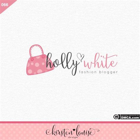 Premade Handbag Logo Fashion Logo Bag Logo Blog Logo Clothing Logo