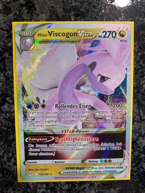 Pokémon Hisui Viscogon Vstar 136 196 DE Kaufen auf Ricardo