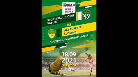 Live Fotbal Liga Fc Sporting Juniorul Vaslui Acs Foresta