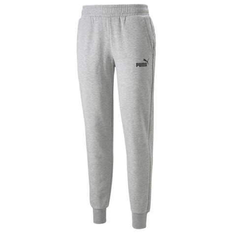 Puma Sweatpants Essentials Logo Grey Heather