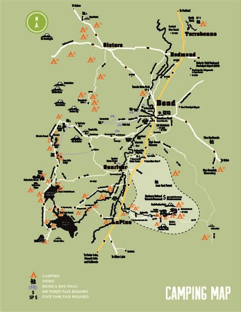 Camping Map - Oregon High Desert Lifestyle