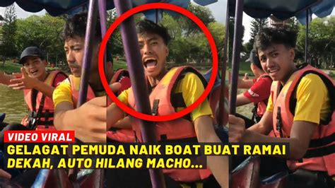 GELAGAT PEMUDA NAIK BUAT RAMAI DEKAH AUTO HILANG MACHO YouTube