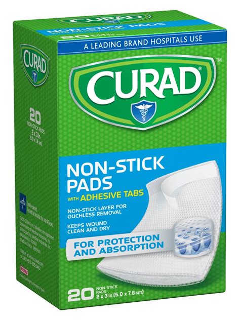 Curad Sterile Non Stick Adhesive Pads Walmart