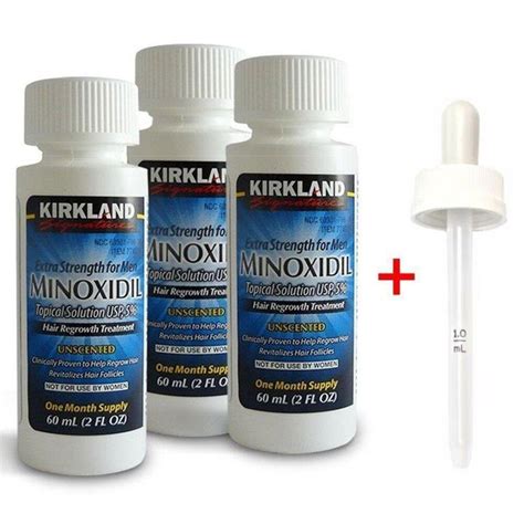 Kirkland Minoxidil P Cabelo Barba 3 Frascos 100 Original R 199 90