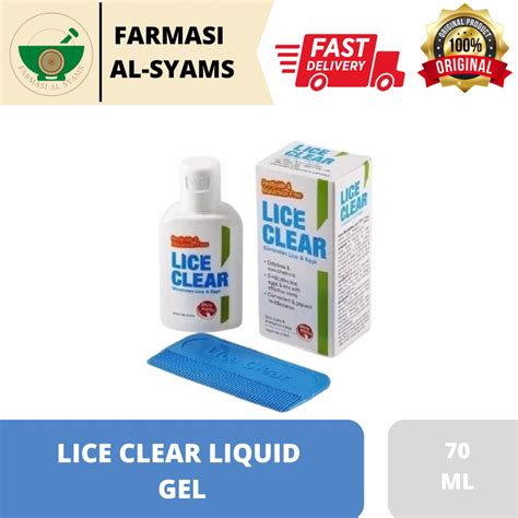 Lice Clear Shampoo 70ml Ubat Kutu And Telur Kutu Shopee Malaysia