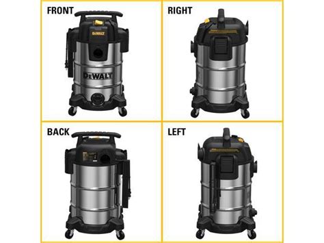 Dewalt Wet Dry Vacuum 8 Gallon 4hp Stainless Steel Tank Wet Dry Blow 3 In 1 Shop Vac Dxv08s