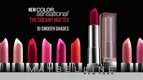 Maybelline New York Color Sensational The Creamy Mattes Tv Spot Ispottv