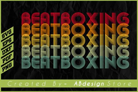 Vintage Retro Beatboxing Sublimation Graphic By Abdesignstore