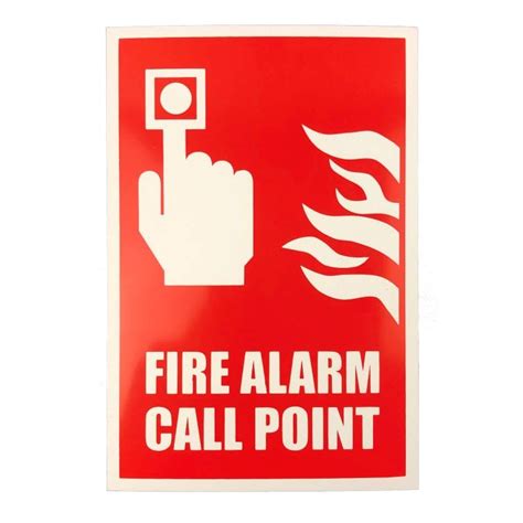 Loc Sign Pvc Manual Call Point 150mm W X 225mm H Awfs