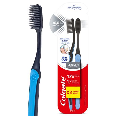 Buy Colgate Slim Soft Charcoal Soft Toothbrush Pcs Online In Bahrain