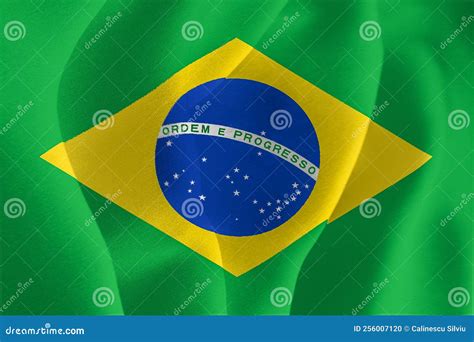 Brazil flag design 3 stock illustration. Illustration of brazil - 256007120