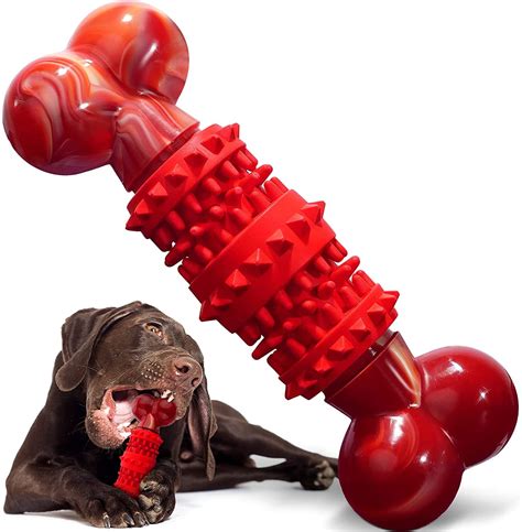 Large Dog Toys for Aggressive Chewers,Dog Toys for Large Dogs,Rubber ...