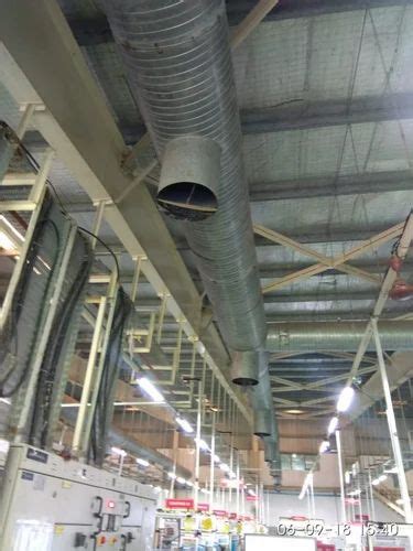 HVAC Duct System For Industrial Use Mild Steel At Rs 215 Sq Ft In