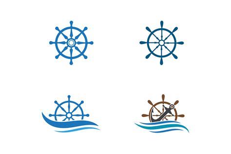 Ship Wheel Steering Symbol Graphic By Redgraphic · Creative Fabrica