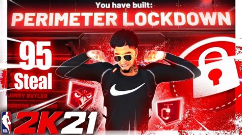 NEW BEST PERIMETER LOCKDOWN BUILD IN NBA2k21 BEST BADGES THIS LOCK