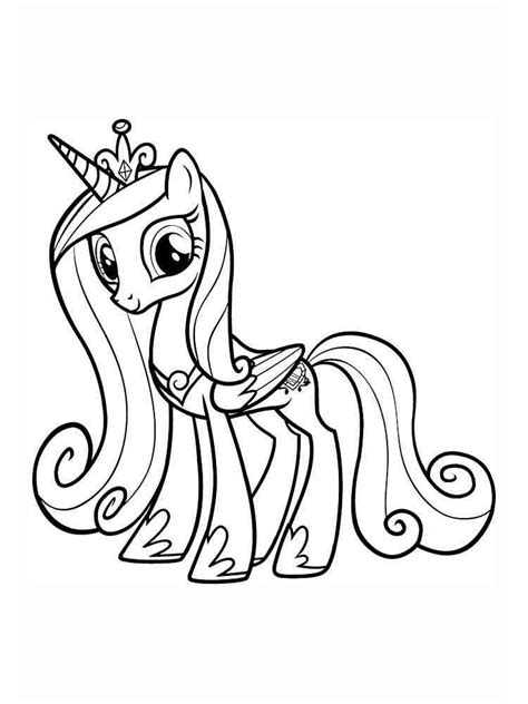 Princess Cadence Pony Coloring Pages