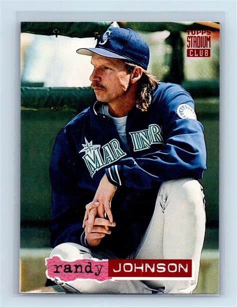 Stadium Club Randy Johnson Seattle Mariners Ebay