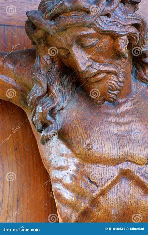 Jesus Christ Crucifix Statue Photo Stock Image Du Intérieur Copie