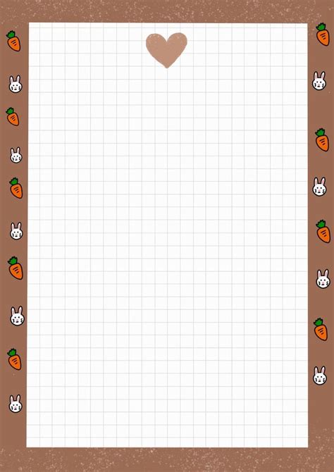 sheet  paper  bunny ears  carrots   bottom surrounded