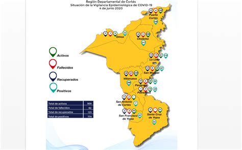 Choloma Villanueva y Puerto Cortés los municipios de Cortés más