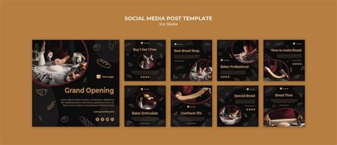 Free Psd Baker Social Media Post Template