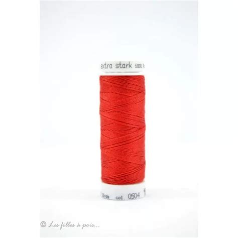 Fil Coudre Mettler Extra Stark Rouge Vente En Ligne