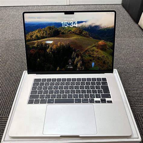 超 Apple MacBook Air 15インチ 512GB スターライト MQKV3J A M2 2023 Apple Care 加入済み