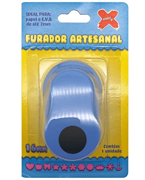 Furador Para Papel E Eva Mm Circulo Papelaria Mogipel