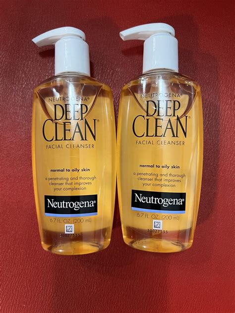 Neutrogena Deep Clean Facial Cleanser Normal To Oily Skin 6 7oz 2 Pack