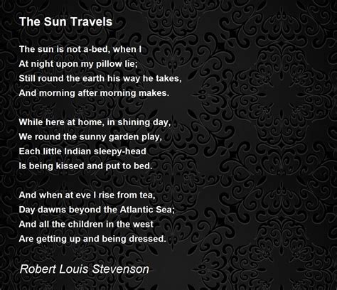 Robert Louis Stevenson Poems For Children | semashow.com