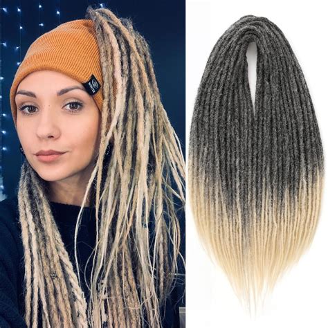 Amazon Leeven Black To Blonde Double Ended Dreadlock Extensions