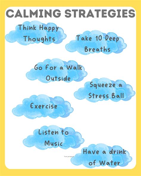 Calming Corner Poster Package/anxiety Relief/mental Heath/classroom