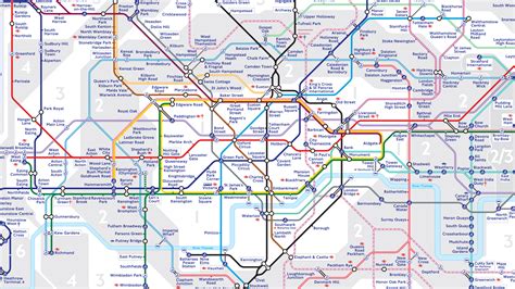 London Tube Printable Map