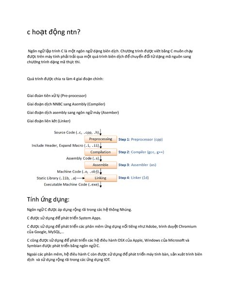 C SADADA Sdoppiamento c ho ạt đ ộng ntn Ngôn ng ữ ậl p trình C