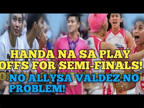 Handang Handa Na Ang Creamline Sa Play Offs Para Sa Semi Finals No