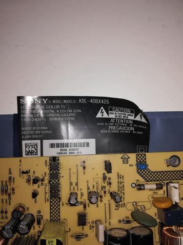 Tarjeta Placa Fuente Para Sony Kdl 40bx425 Kdl 40bx425 Cuotas sin interés