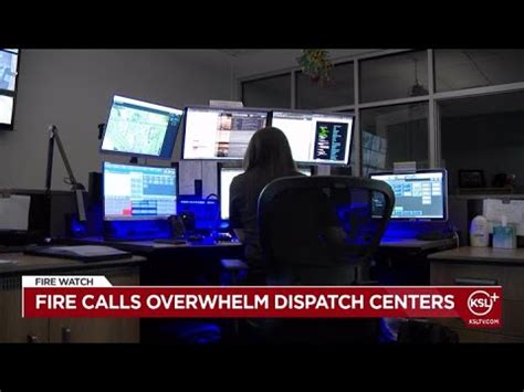 Dispatch centers overwhelmed with calls during fire season - YouTube